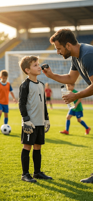 Demostración de aplicación fácil de SantoSol en barra para niños, fórmula suave y sin residuos blancos.